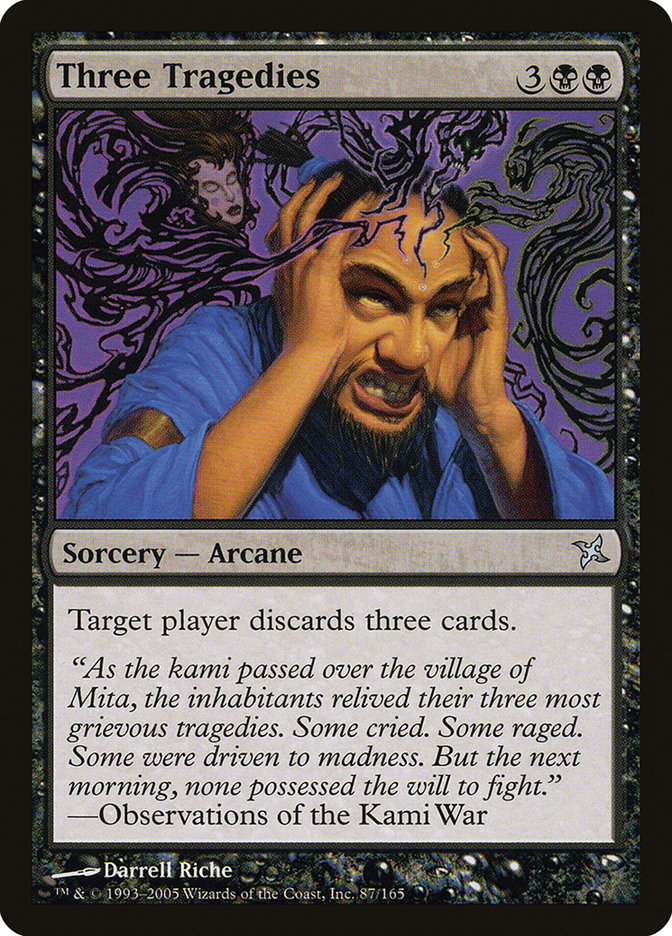 Three Tragedies [Betrayers of Kamigawa] | Webway Games