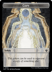 Copy // Zombie Double-Sided Token [Murders at Karlov Manor Commander Tokens] | Webway Games