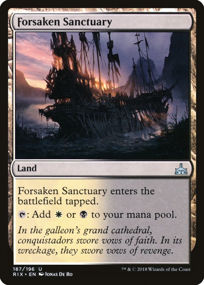 Forsaken Sanctuary [Rivals of Ixalan] | Webway Games