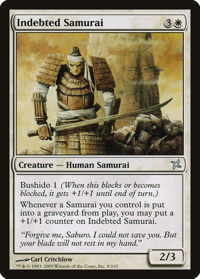 Indebted Samurai [Betrayers of Kamigawa] | Webway Games