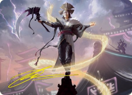 Naomi, Pillar of Order Art Card (Gold-Stamped Signature) [Kamigawa: Neon Dynasty Art Series] | Webway Games
