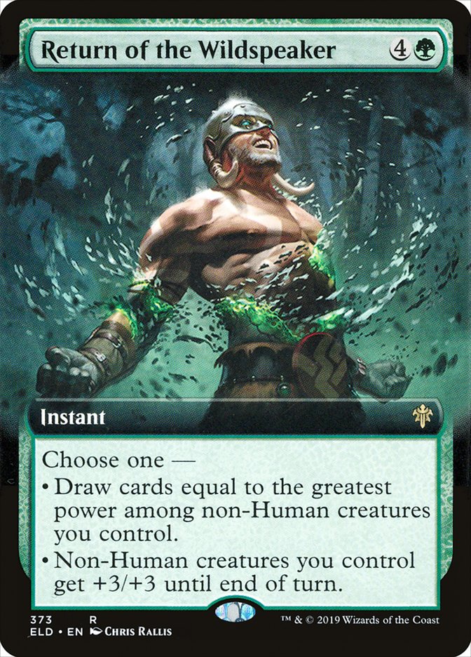 Return of the Wildspeaker (Extended Art) [Throne of Eldraine] | Webway Games