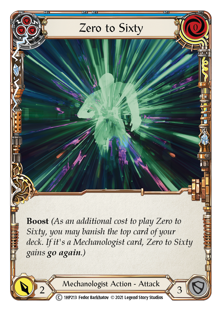 Zero to Sixty (Blue) [1HP213] | Webway Games