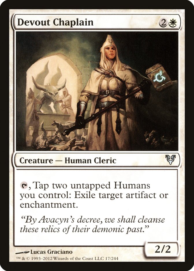 Devout Chaplain [Avacyn Restored] | Webway Games