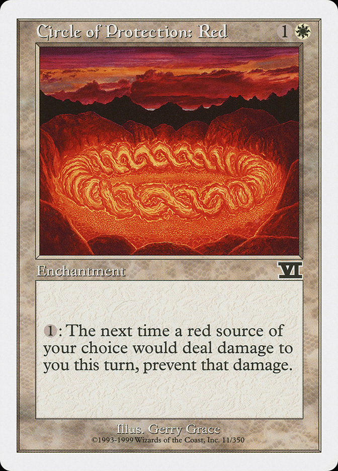 Circle of Protection: Red [Classic Sixth Edition] | Webway Games