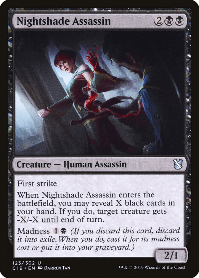 Nightshade Assassin [Commander 2019] | Webway Games