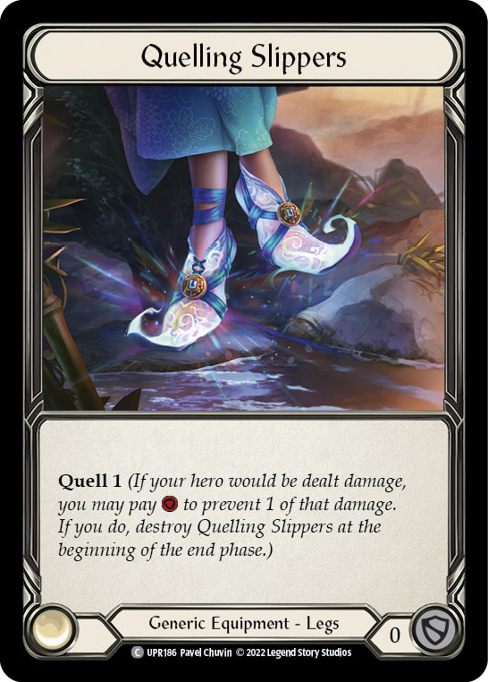 Quelling Slippers [UPR186] (Uprising)  Rainbow Foil | Webway Games