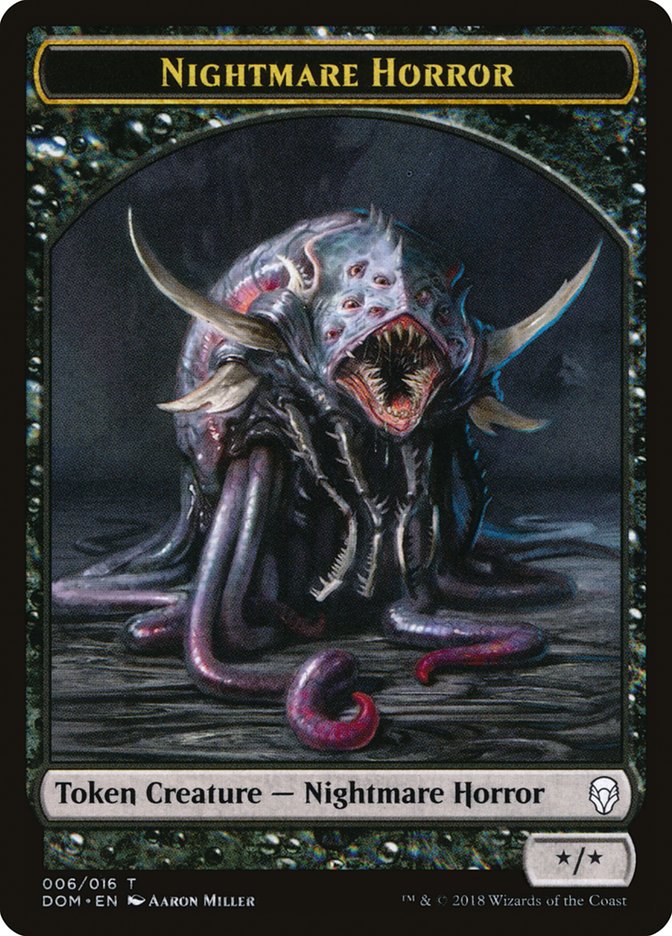 Nightmare Horror [Dominaria Tokens] | Webway Games
