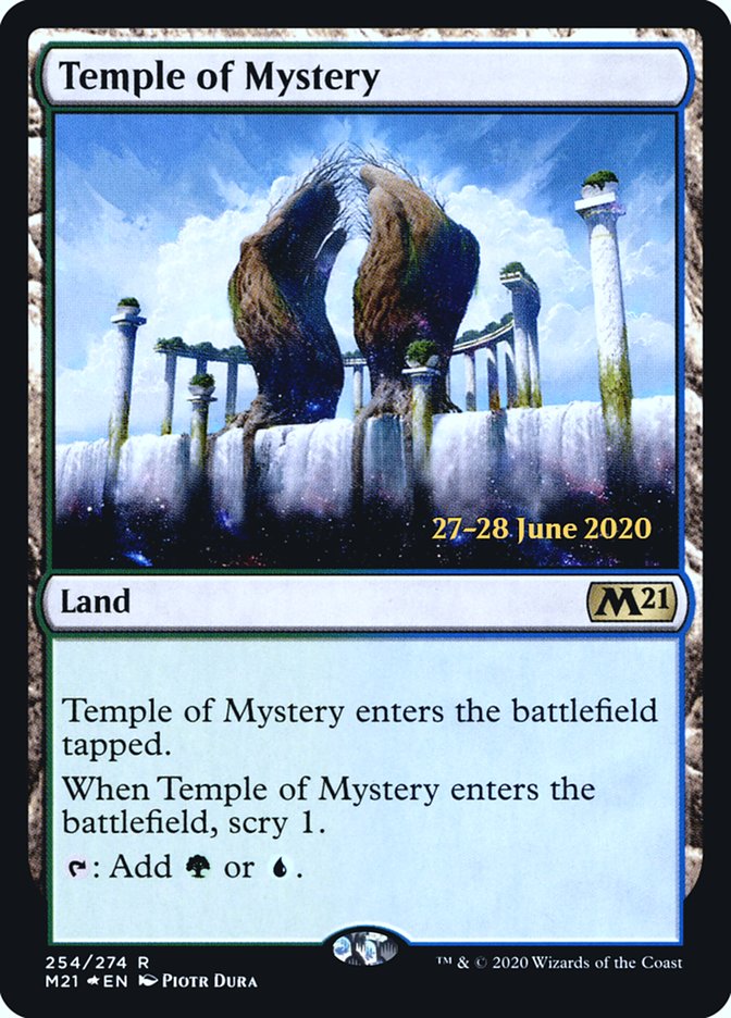 Temple of Mystery  [Core Set 2021 Prerelease Promos] | Webway Games