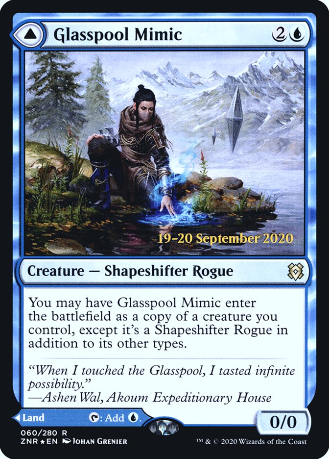 Glasspool Mimic // Glasspool Shore  [Zendikar Rising Prerelease Promos] | Webway Games