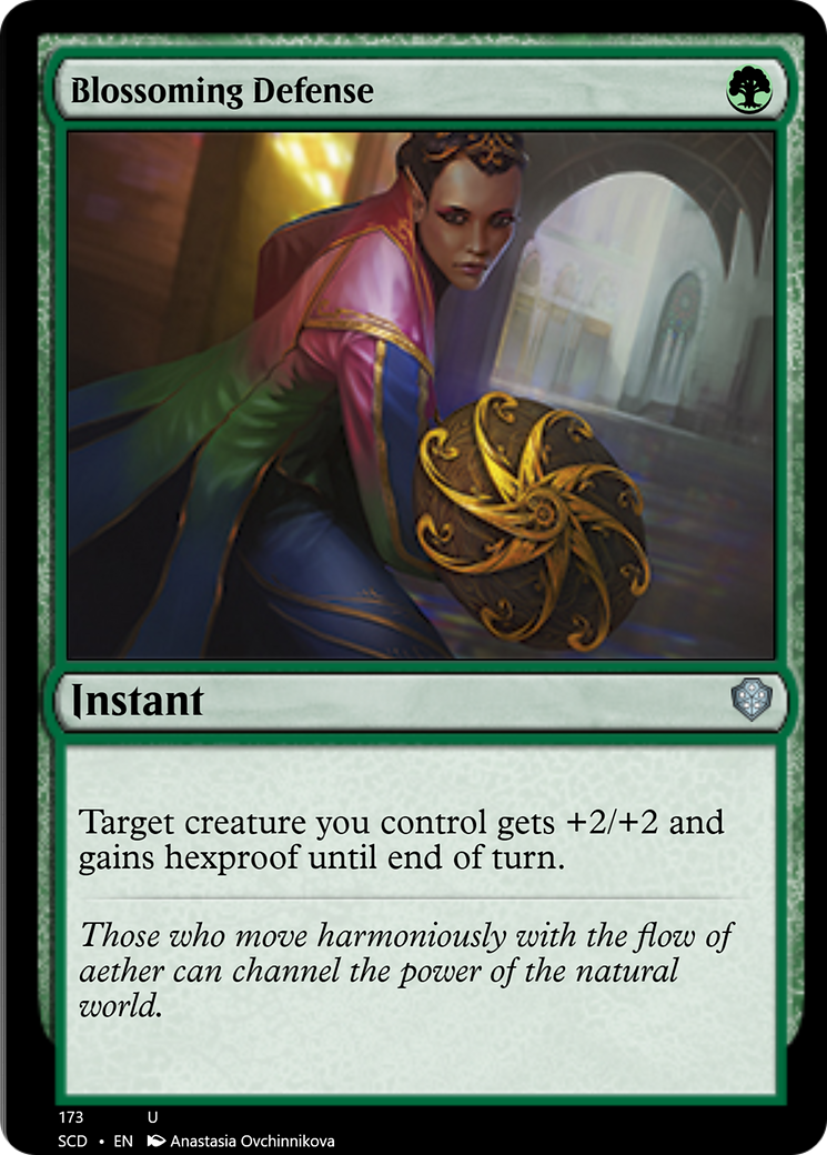 Blossoming Defense [Starter Commander Decks] | Webway Games