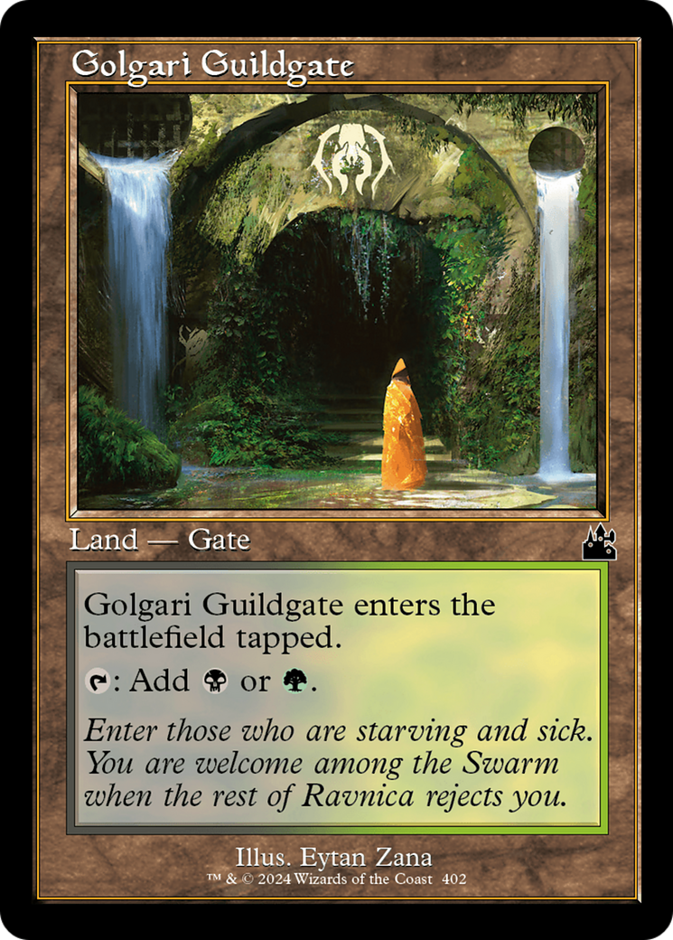 Golgari Guildgate (Retro Frame) [Ravnica Remastered] | Webway Games