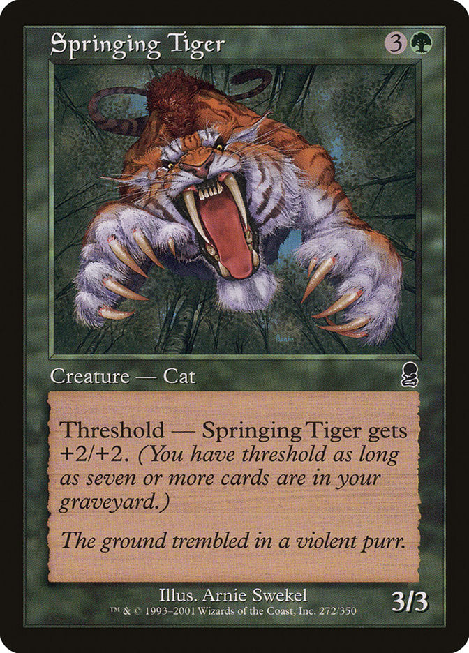 Springing Tiger [Odyssey] | Webway Games