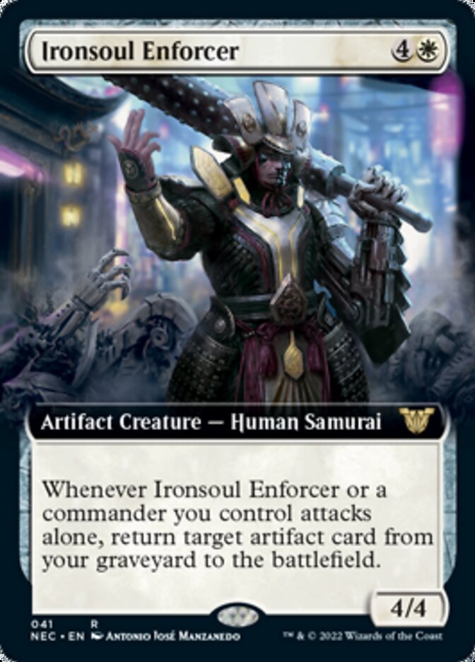 Ironsoul Enforcer (Extended) [Kamigawa: Neon Dynasty Commander] | Webway Games