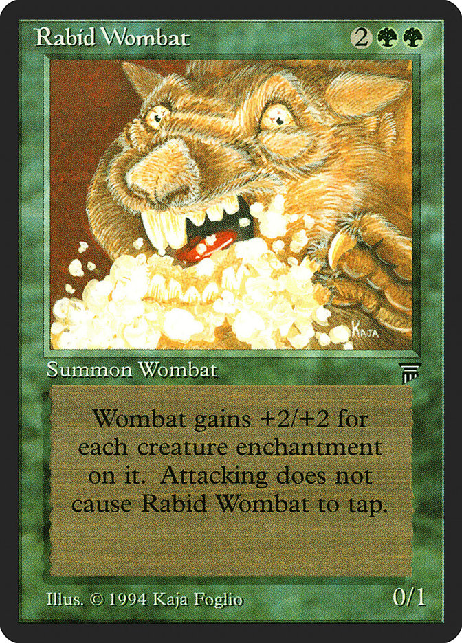 Rabid Wombat [Legends] | Webway Games
