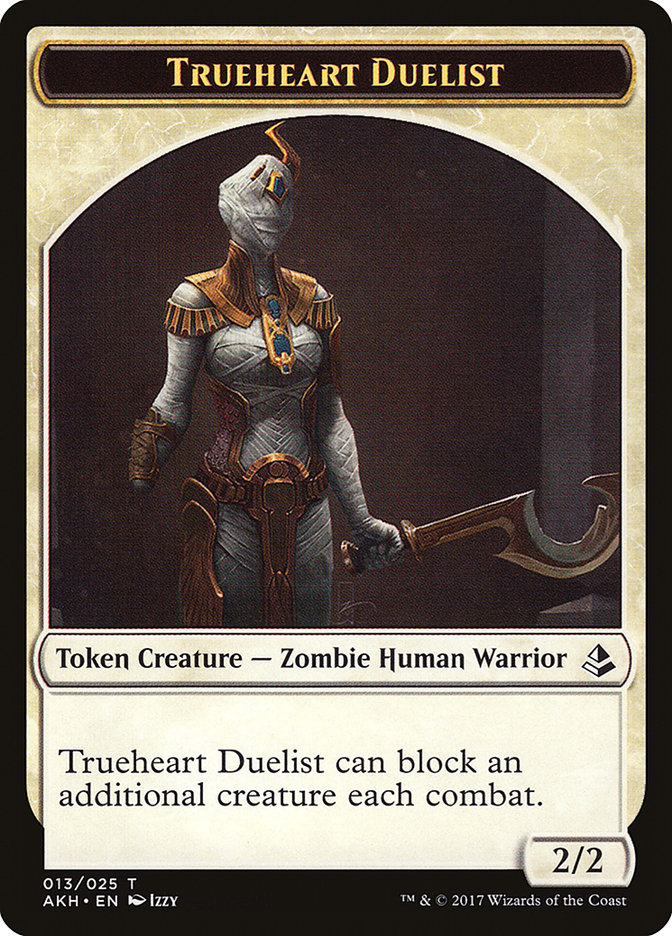 Trueheart Duelist Token [Amonkhet Tokens] | Webway Games