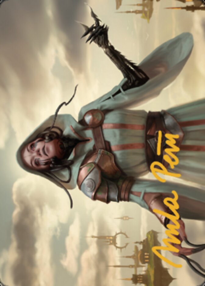 Phyrexian Missionary Art Card (Gold-Stamped Signature) [Dominaria United Art Series] | Webway Games
