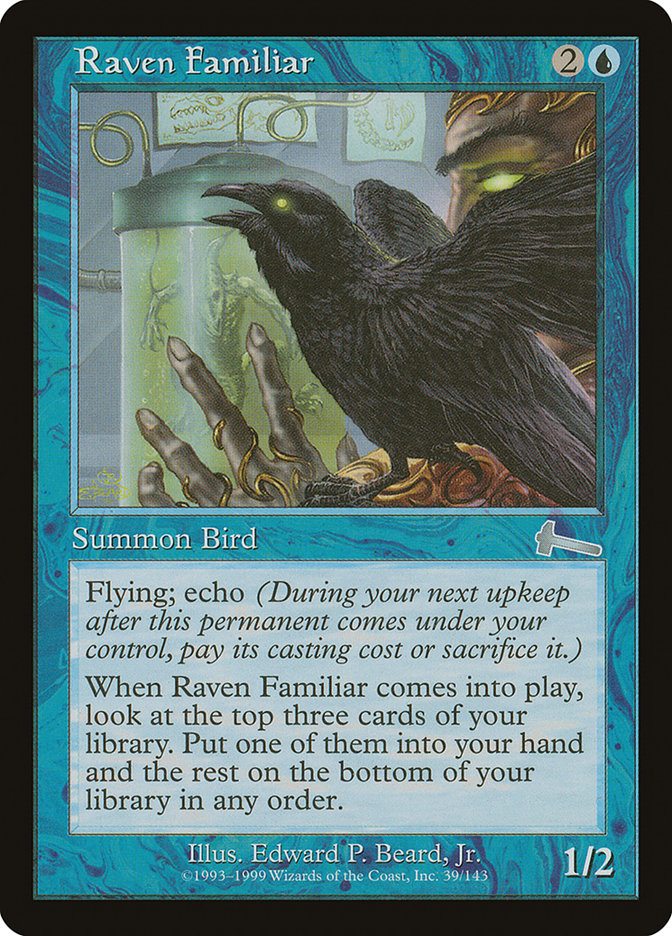 Raven Familiar [Urza's Legacy] | Webway Games