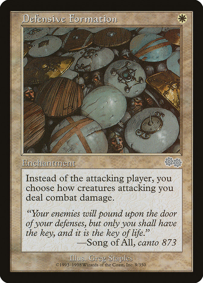 Defensive Formation [Urza's Saga] | Webway Games