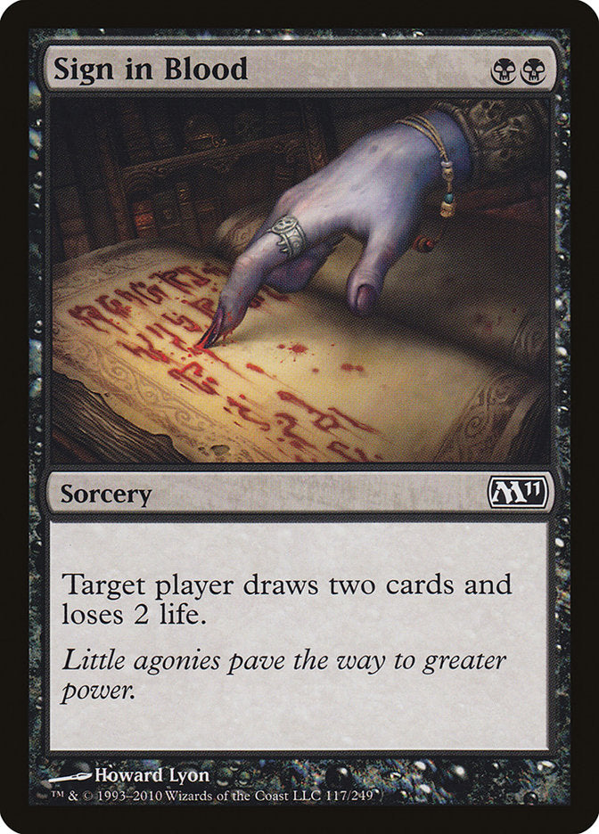 Sign in Blood [Magic 2011] | Webway Games