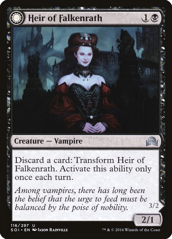 Heir of Falkenrath // Heir to the Night [Shadows over Innistrad] | Webway Games
