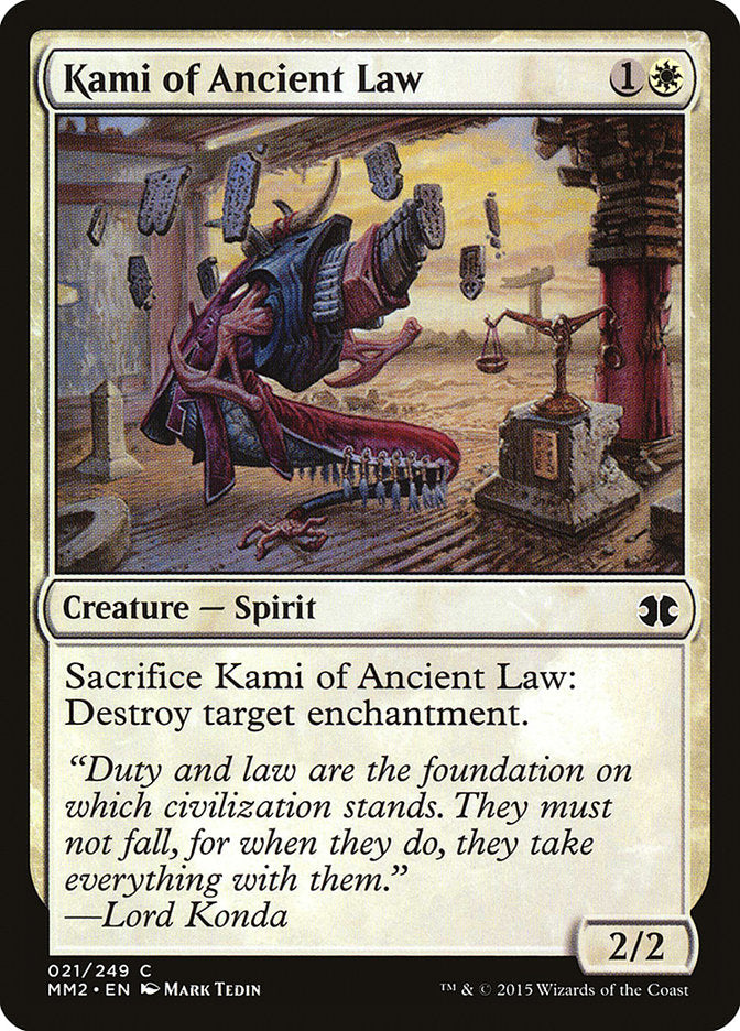 Kami of Ancient Law [Modern Masters 2015] | Webway Games