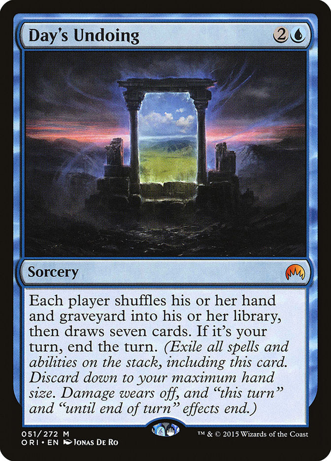 Day's Undoing [Magic Origins] | Webway Games