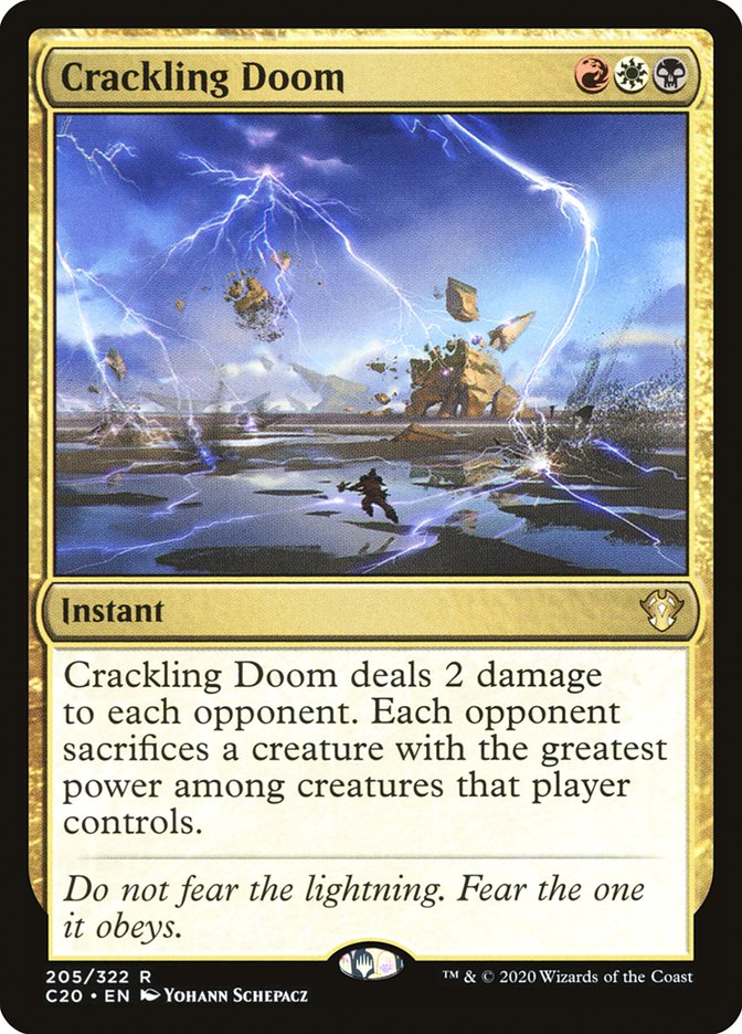 Crackling Doom [Commander 2020] | Webway Games