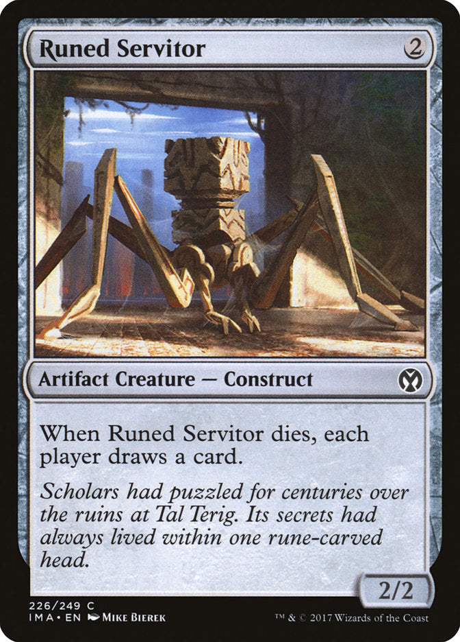 Runed Servitor [Iconic Masters] | Webway Games