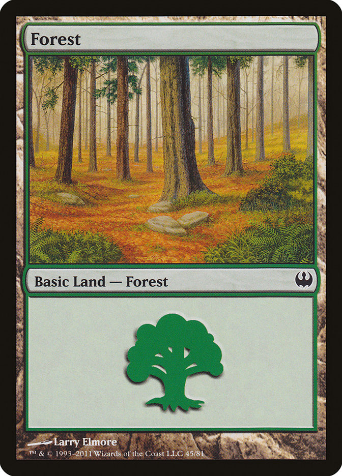 Forest (#45) [Duel Decks: Knights vs. Dragons] | Webway Games