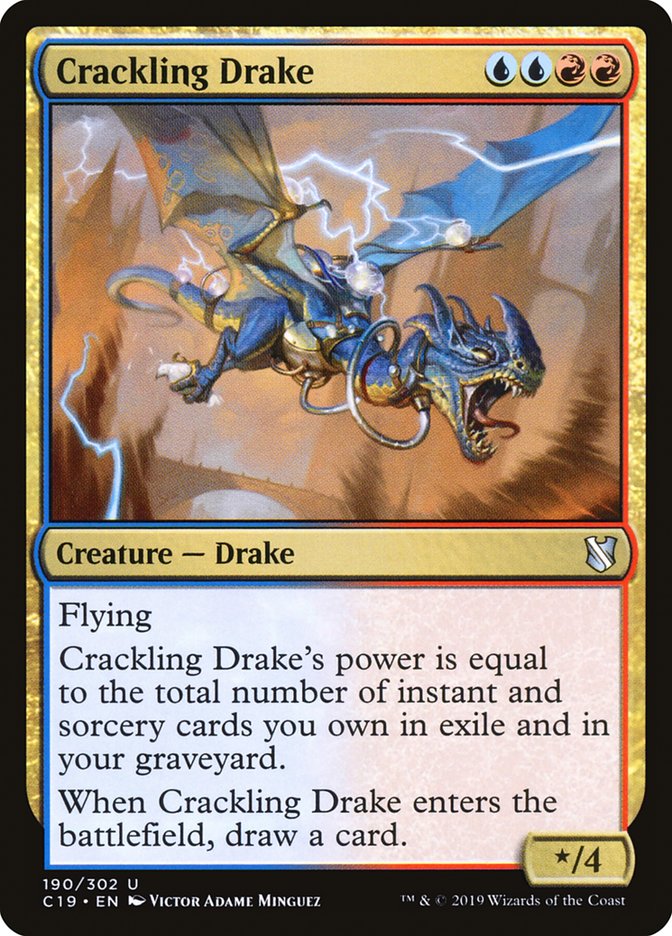Crackling Drake [Commander 2019] | Webway Games