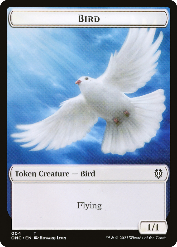 Bird // Cat Double-Sided Token [Phyrexia: All Will Be One Commander Tokens] | Webway Games