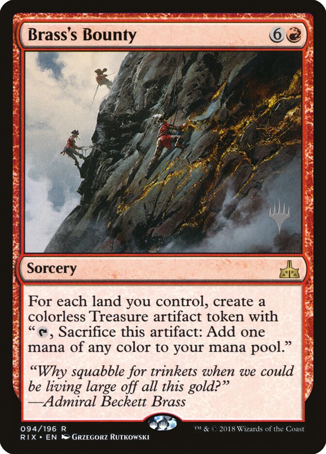 Brass's Bounty (Promo Pack) [Rivals of Ixalan Promos] | Webway Games