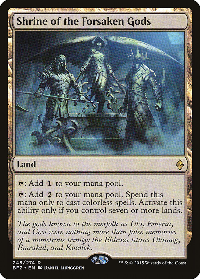 Shrine of the Forsaken Gods [Battle for Zendikar] | Webway Games