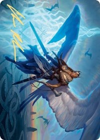 Righteous Valkyrie Art Card (Gold-Stamped Signature) [Kaldheim: Art Series] | Webway Games