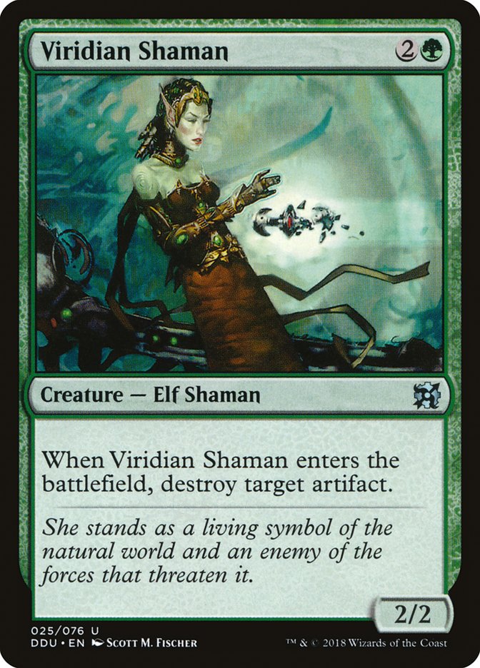Viridian Shaman [Duel Decks: Elves vs. Inventors] | Webway Games