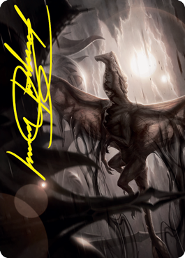 Shadrix Silverquill Art Card (Gold-Stamped Signature) [Strixhaven: School of Mages Art Series] | Webway Games