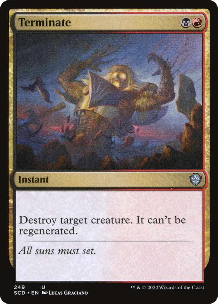 Terminate [Starter Commander Decks] | Webway Games