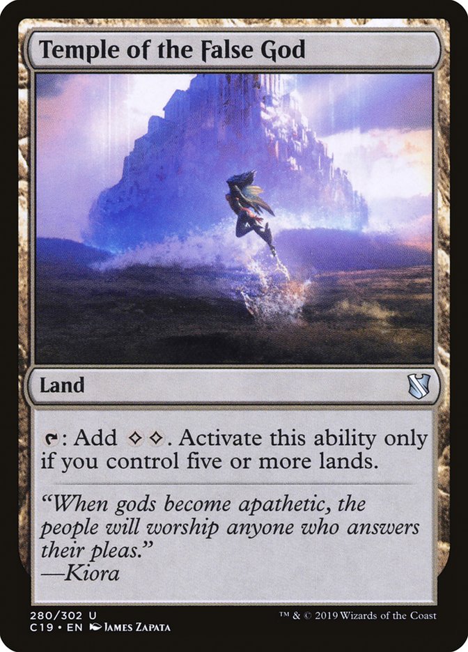 Temple of the False God [Commander 2019] | Webway Games