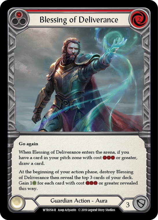 Blessing of Deliverance (Red) [WTR054-R] Alpha Print Normal | Webway Games