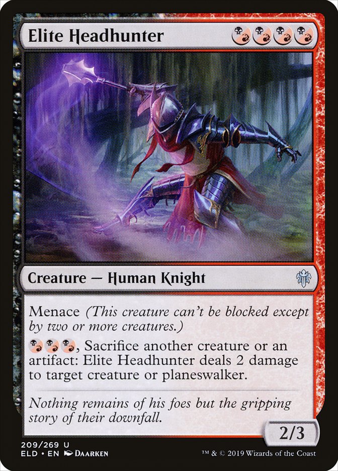 Elite Headhunter [Throne of Eldraine] | Webway Games
