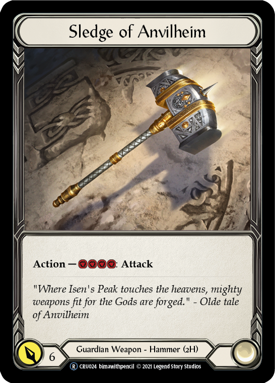 Sledge of Anvilheim (Rainbow Foil) [CRU024-RF] Unlimited Rainbow Foil | Webway Games