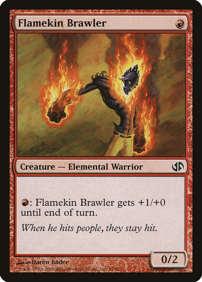 Flamekin Brawler [Duel Decks: Jace vs. Chandra] | Webway Games