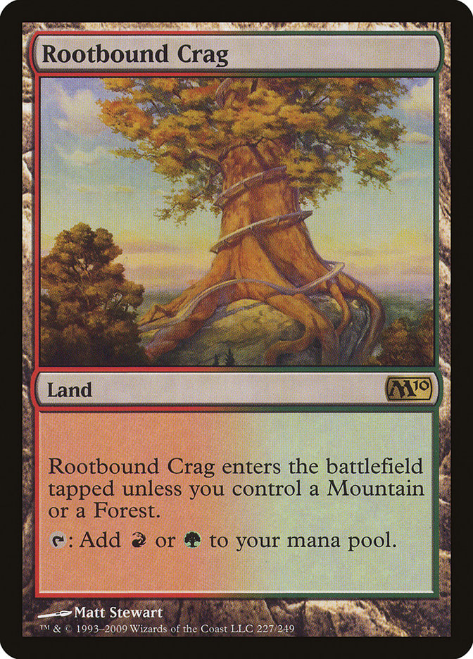 Rootbound Crag [Magic 2010] | Webway Games