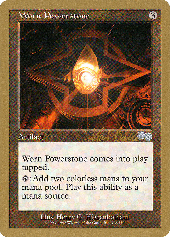 Worn Powerstone (Kai Budde) [World Championship Decks 1999] | Webway Games