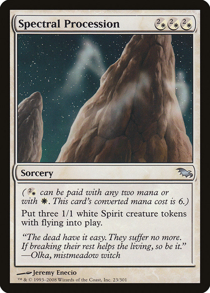Spectral Procession [Shadowmoor] | Webway Games