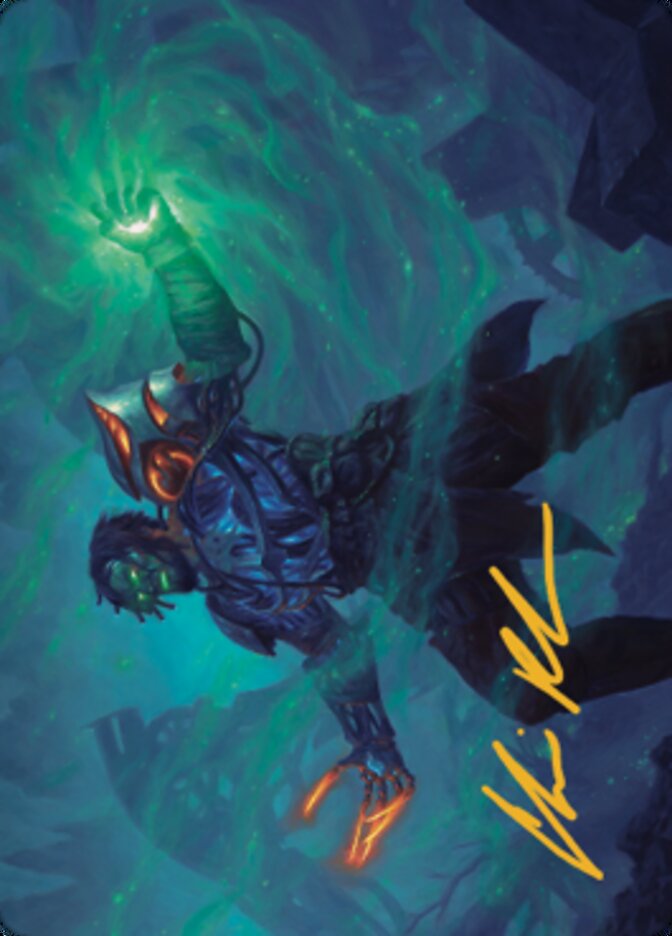Mishra, Claimed by Gix Art Card (Gold-Stamped Signature) [The Brothers' War Art Series] | Webway Games