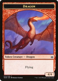 Dragon // Spirit Double-sided Token (Challenger 2020) [Unique and Miscellaneous Promos] | Webway Games