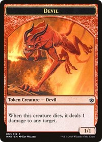 Devil // Satyr Double-sided Token (Challenger 2020) [Unique and Miscellaneous Promos] | Webway Games