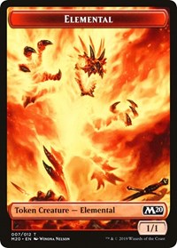 Elemental // Satyr Double-sided Token (Challenger 2020) [Unique and Miscellaneous Promos] | Webway Games